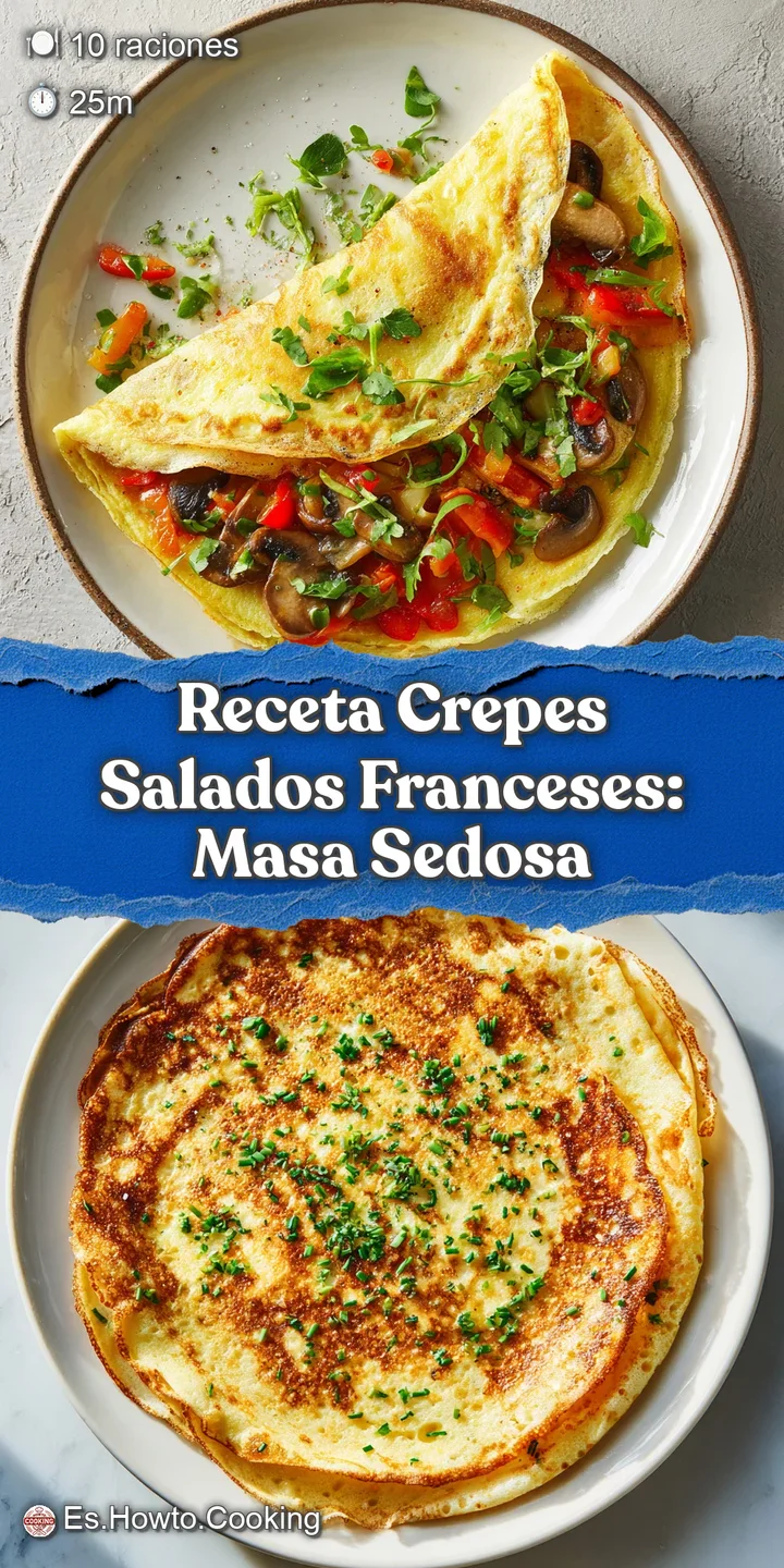 Close-up of a savory crepe revealing its soft texture and flavorful filling. Steam hints at warmth, inviting the viewer to...