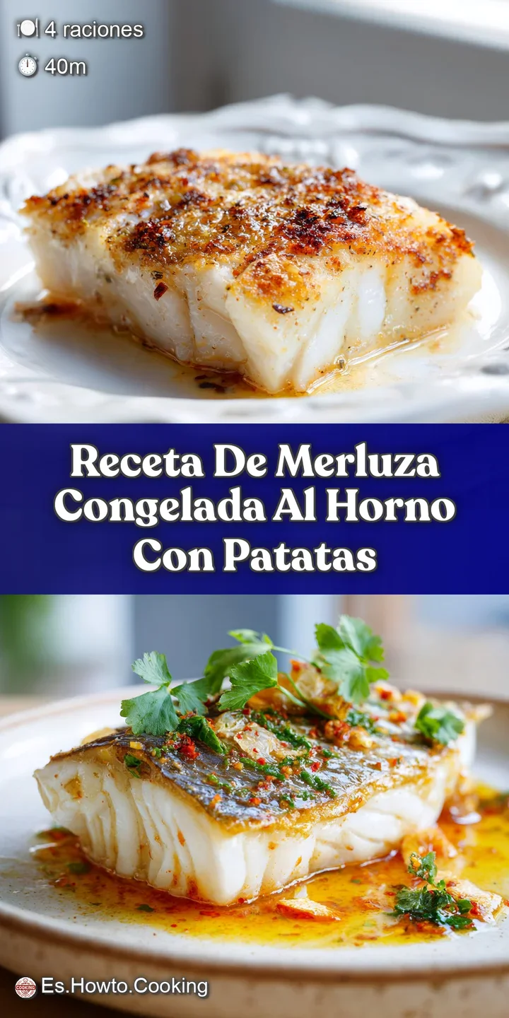 Close-up shot showcasing the moist, flaky texture of baked white fish alongside perfectly roasted potatoes with slightly c...