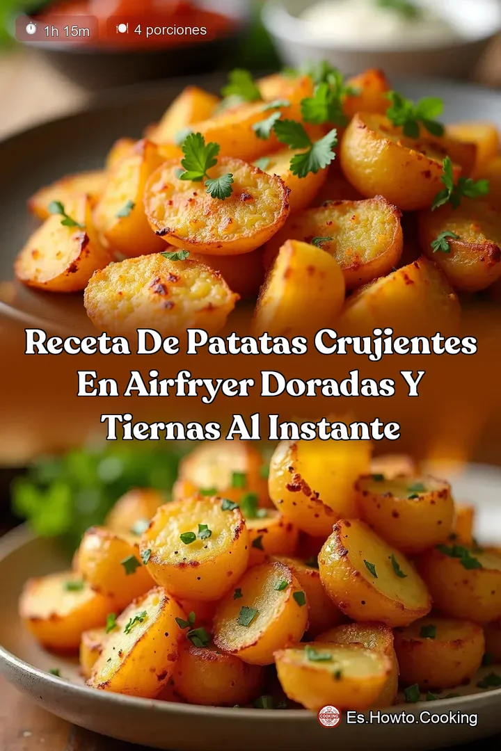 Receta de Patatas Crujientes en Airfryer Doradas y Tiernas al Instante