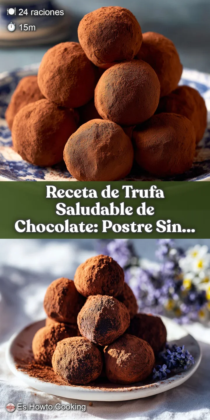 Close-up shot of a velvety dark chocolate truffle. Fine cocoa powder clings to its surface, inviting a bite of intense cho...