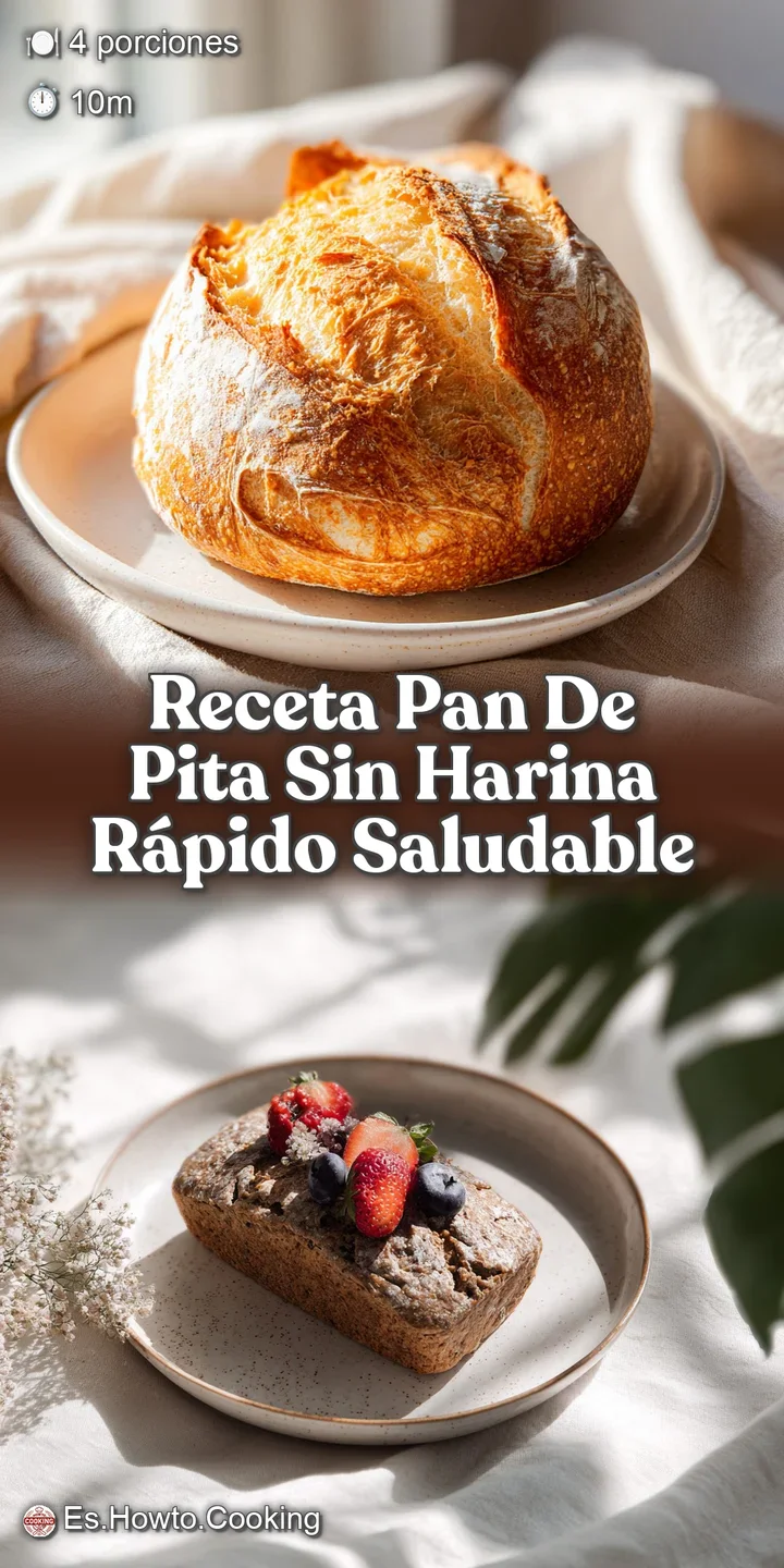 Close-up shot showcasing the slightly charred edges and soft, airy texture of a freshly baked, grain-free pita.