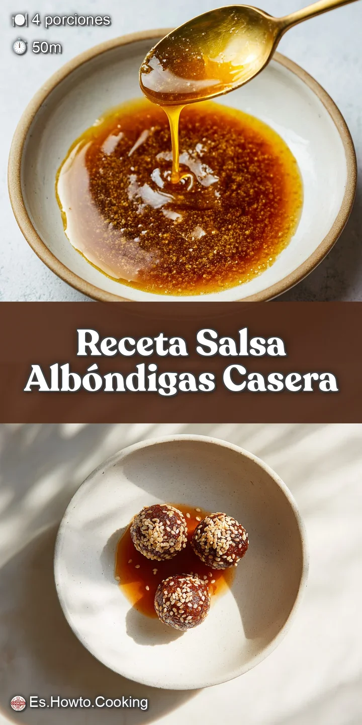 Close-up of simmering meatballs, glistening with flavorful tomato sauce and flecks of herbs, promising a comforting and sa...