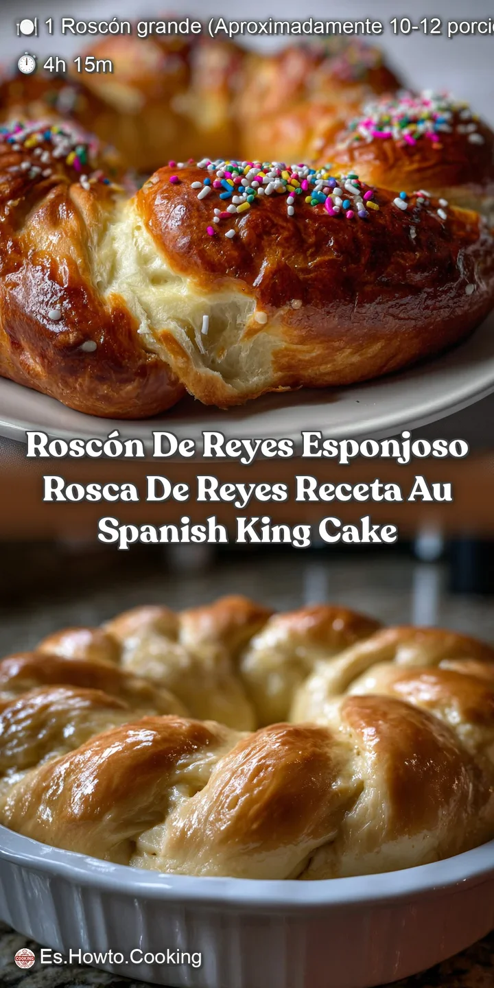 Rosc&oacute;n de Reyes Esponjoso Rosca de Reyes Receta Au Spanish King Cake