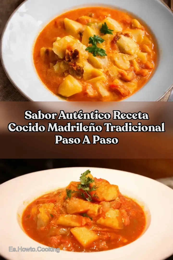 Sabor Aut&eacute;ntico Receta Cocido Madrile&ntilde;o Tradicional Paso a Paso