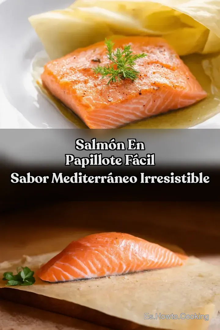 Salm&oacute;n en Papillote F&aacute;cil Sabor Mediterr&aacute;neo Irresistible