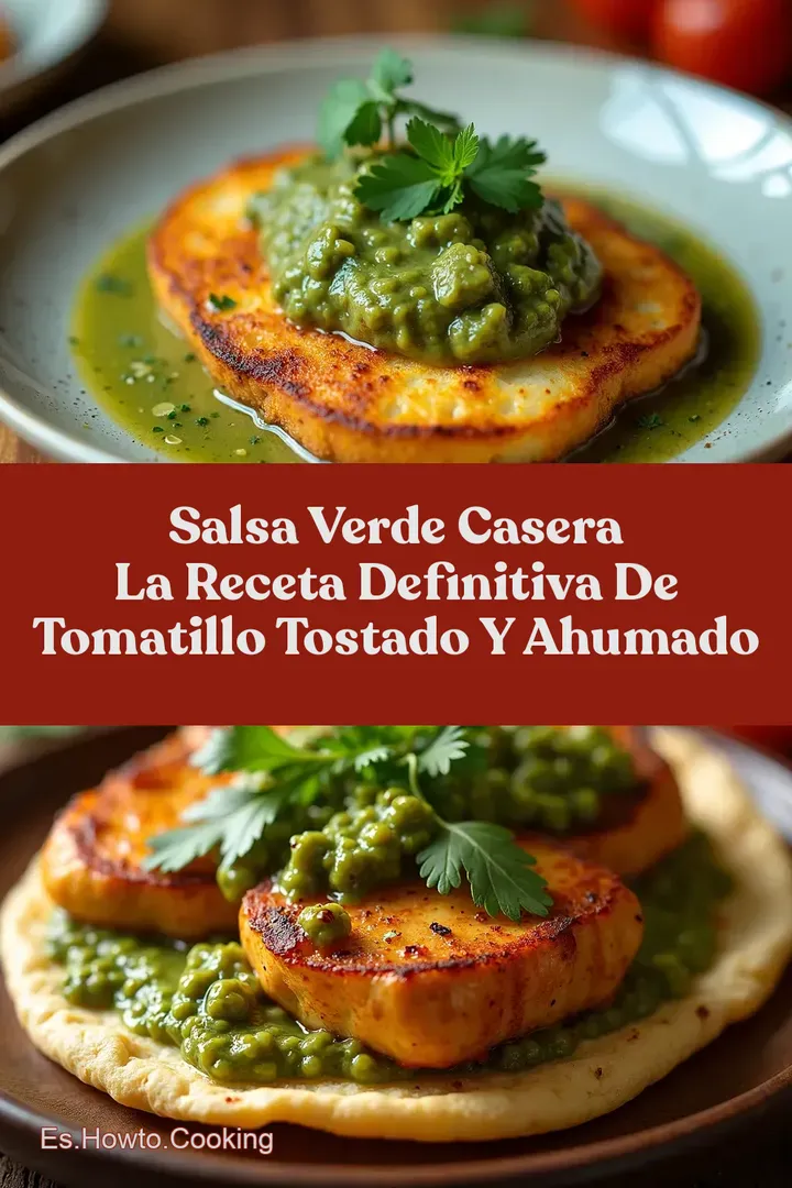 Salsa Verde Casera La Receta Definitiva de Tomatillo Tostado y Ahumado