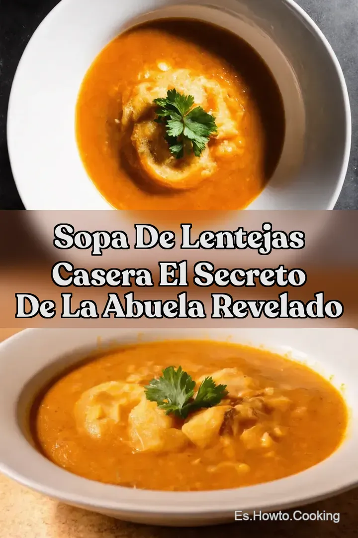 Sopa de Lentejas Casera El Secreto de la Abuela Revelado