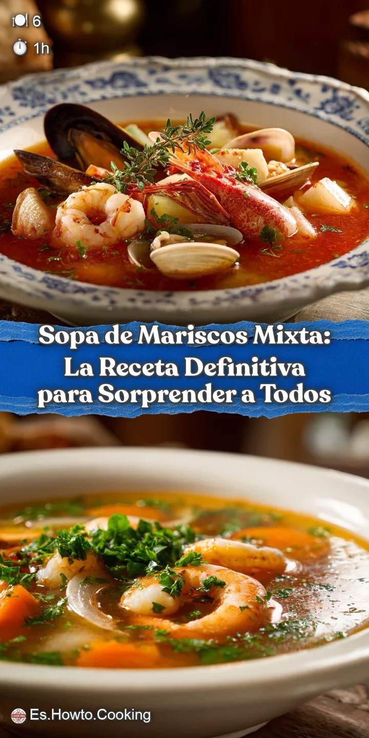 Close-up of succulent, glistening shrimp and mussels peeking from a hearty, aromatic seafood broth.