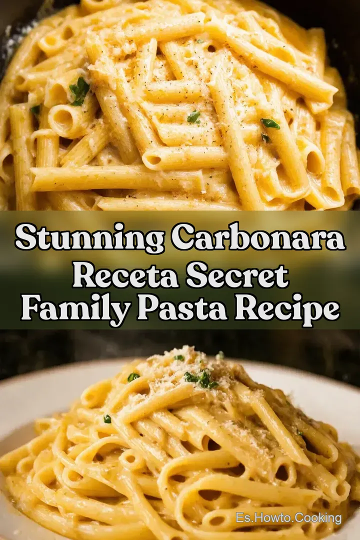 Stunning Carbonara Receta Secret Family Pasta Recipe