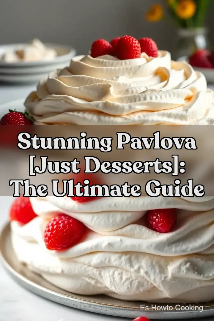 Stunning Pavlova [Just Desserts]: The Ultimate Guide