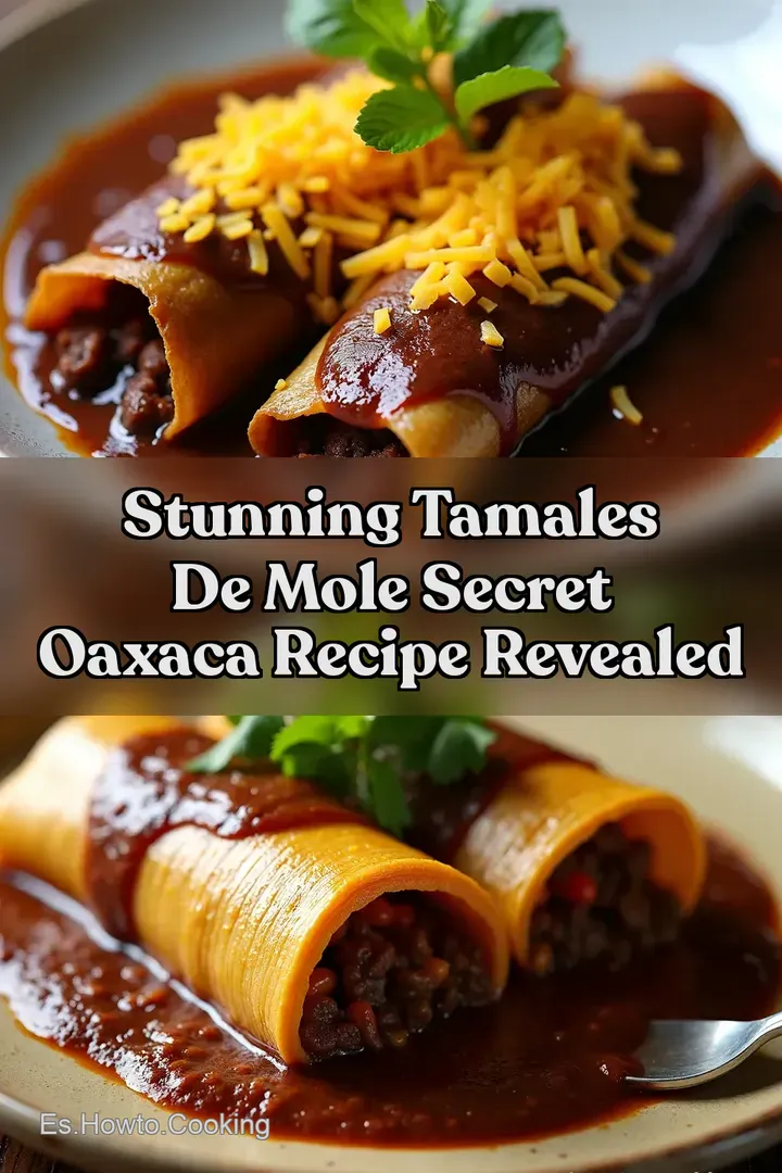 Stunning Tamales de Mole Secret Oaxaca Recipe Revealed