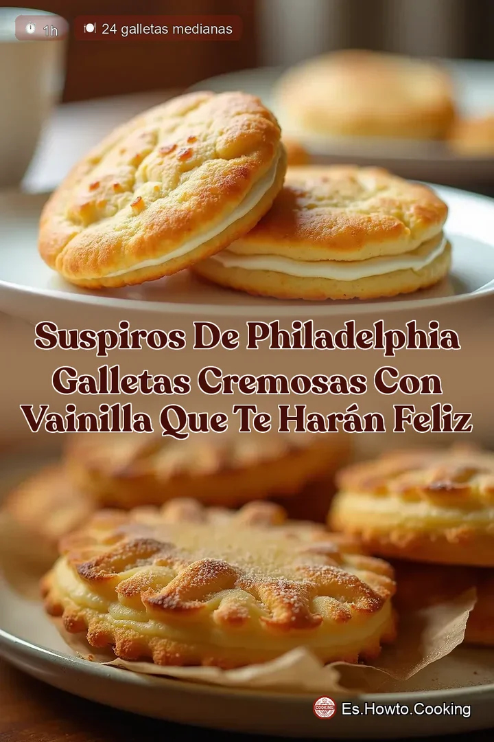 Suspiros de Philadelphia Galletas Cremosas con Vainilla que te Har&aacute;n Feliz