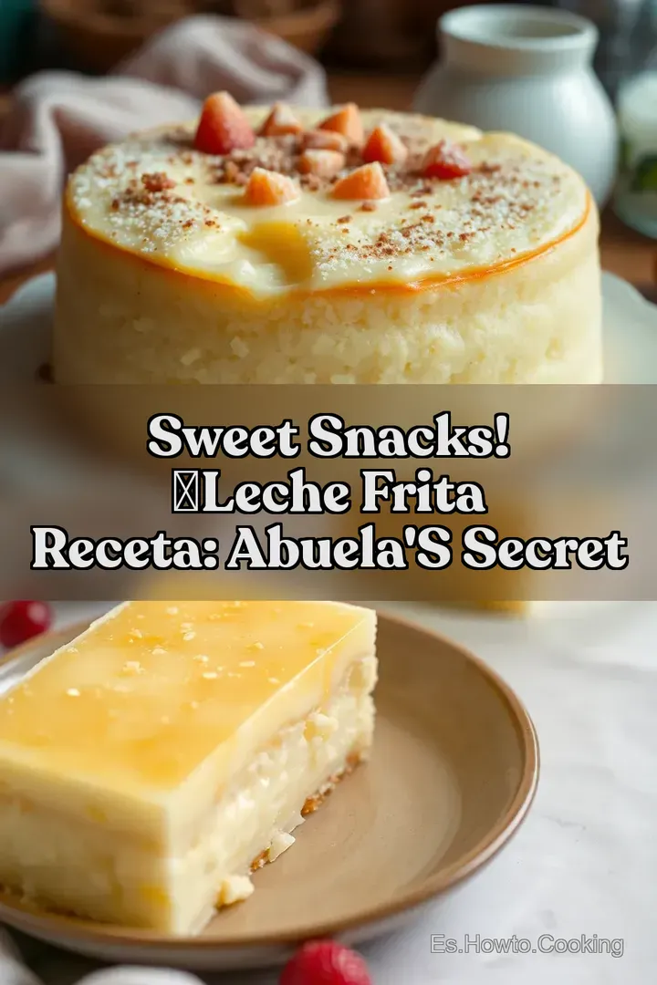 Sweet Snacks! ✨Leche Frita Receta: Abuela s Secret