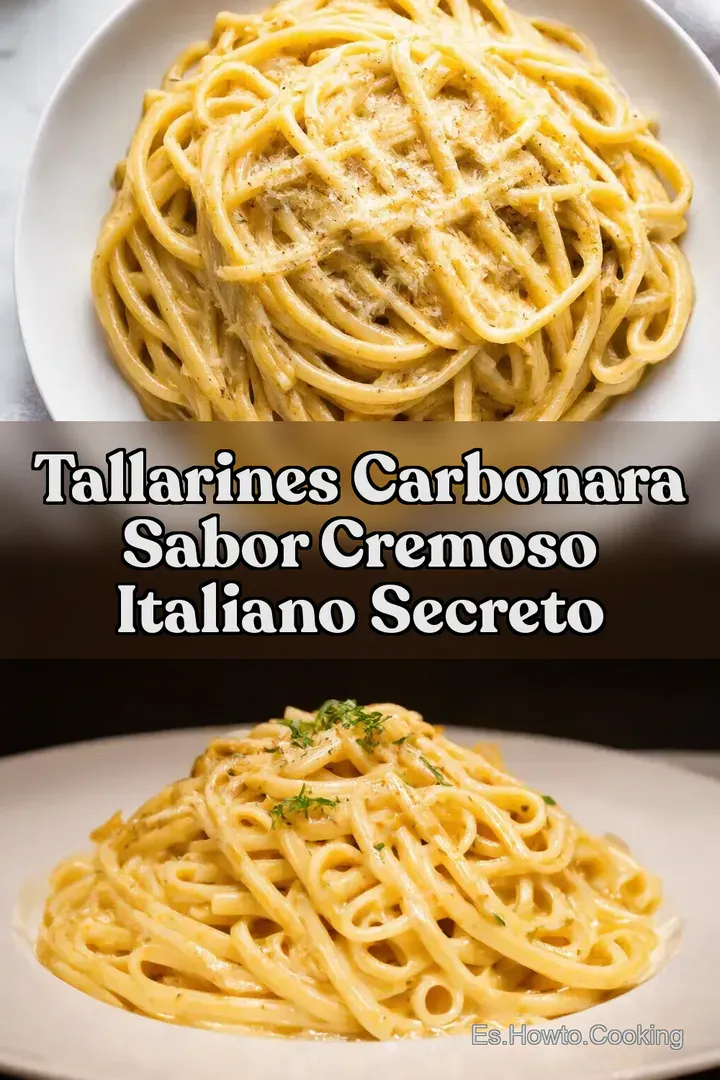 Tallarines Carbonara Sabor Cremoso Italiano Secreto
