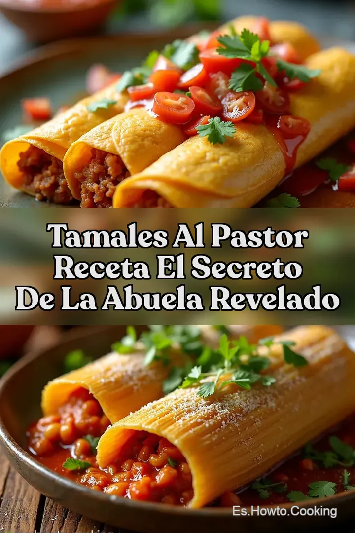 Tamales al Pastor Receta El Secreto de la Abuela Revelado