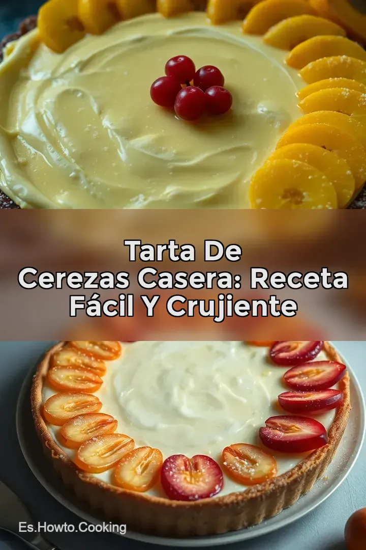 Tarta de Cerezas Casera: Receta F&aacute;cil y Crujiente
