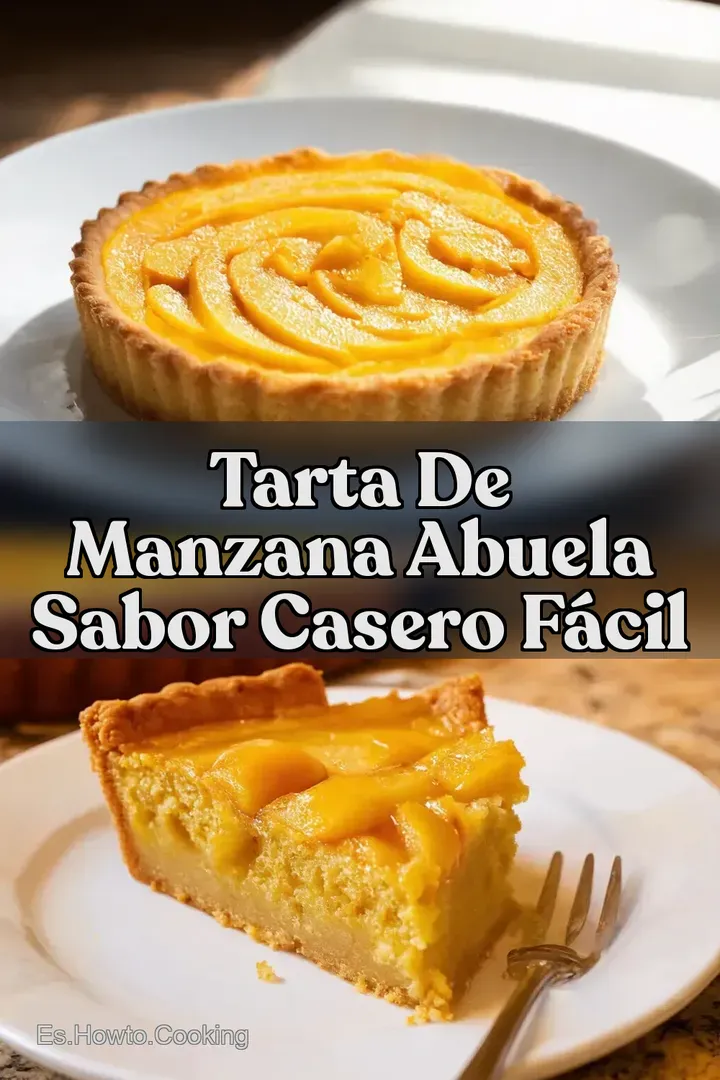 Tarta de Manzana Abuela Sabor Casero F&aacute;cil