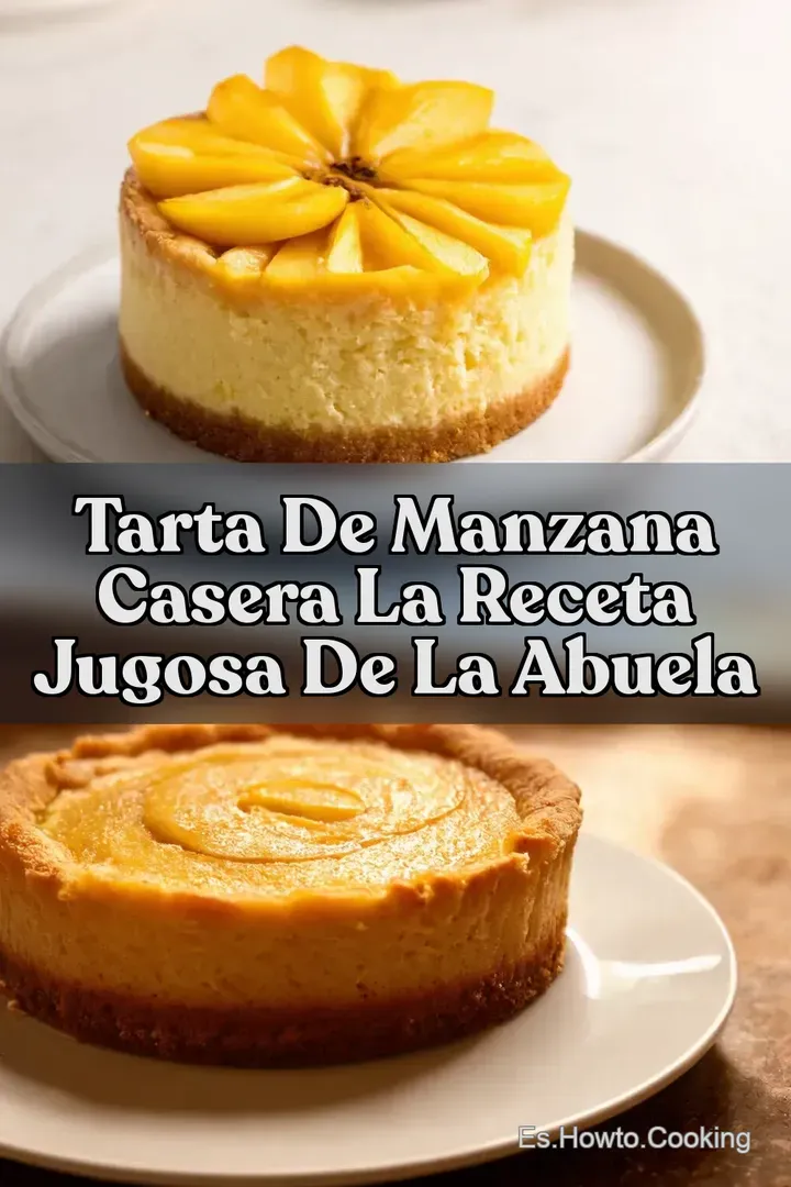 Tarta de Manzana Casera La Receta Jugosa de la Abuela