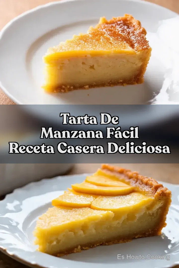 Tarta de Manzana F&aacute;cil Receta Casera Deliciosa