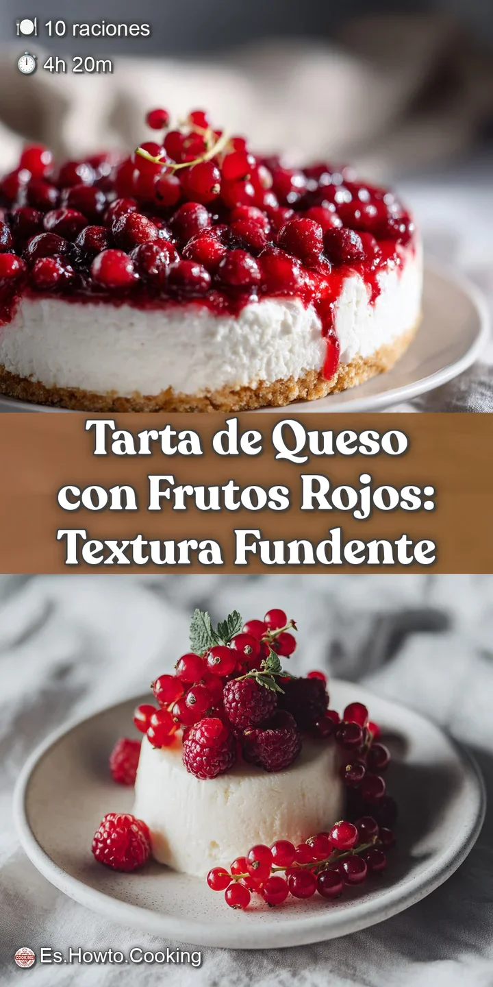 Close-up captures the smooth, creamy texture of a cheesecake with vibrant berries. Juicy fruit contrasts with the golden c...