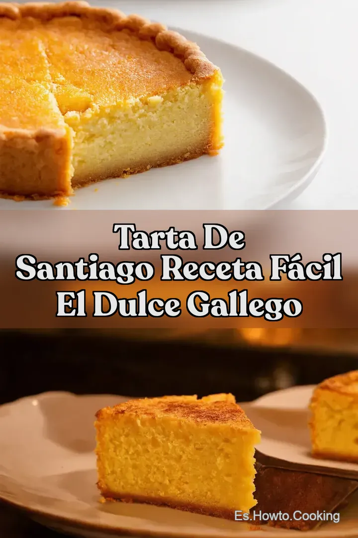 Tarta de Santiago Receta F&aacute;cil El Dulce Gallego