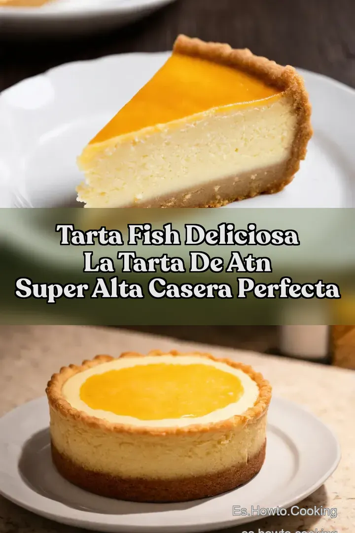 Tarta Fish Deliciosa La TARTA DE ATN super alta Casera Perfecta