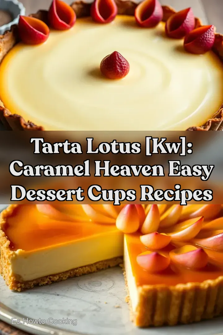 Tarta Lotus [kw]: Caramel Heaven Easy Dessert Cups Recipes