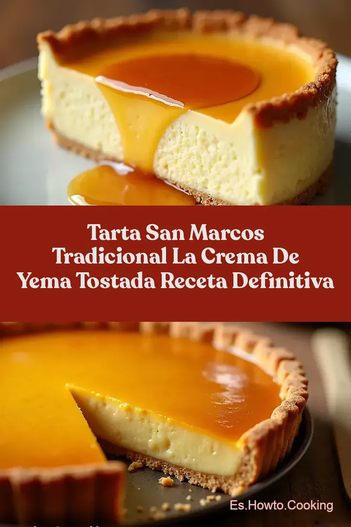 Tarta San Marcos Tradicional La Crema De Yema Tostada Receta Definitiva