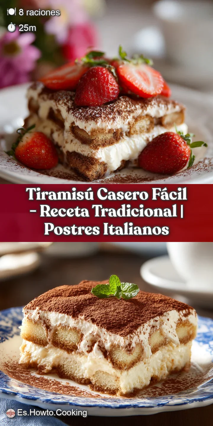 Close-up of airy mascarpone cream swirled with coffee-soaked ladyfingers, topped with cocoa.