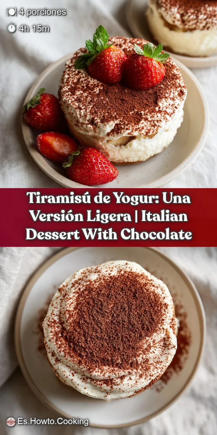 Close-up of airy tiramis&uacute; with delicate cream swirls and a dusting of rich cocoa, inviting a taste.