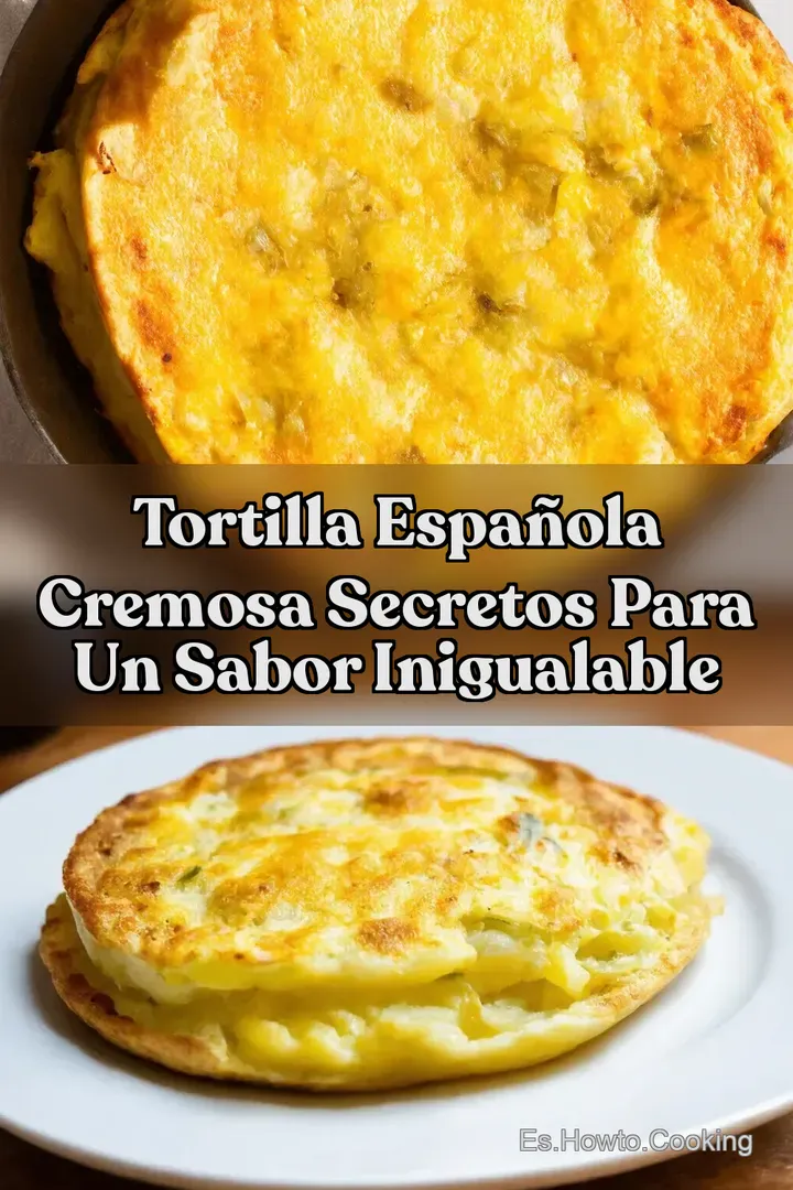 Tortilla Espa&ntilde;ola Cremosa Secretos para un Sabor Inigualable