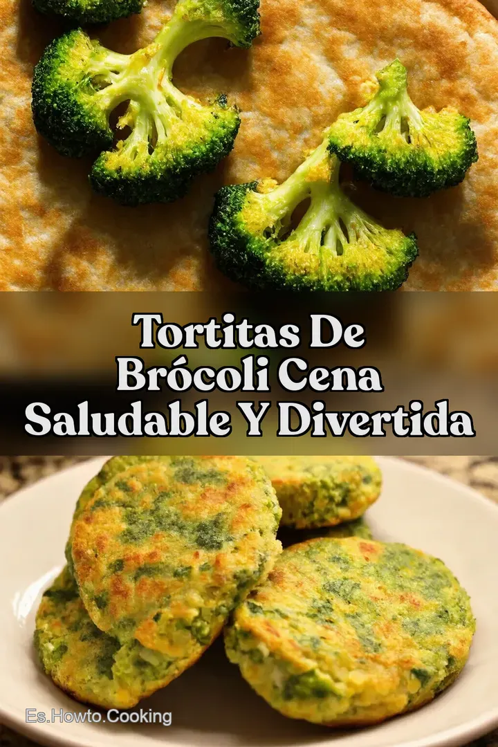 Tortitas de Br&oacute;coli Cena Saludable y Divertida