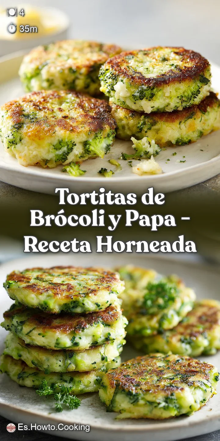 Close-up of a baked fritter, speckled with green broccoli, golden potato, showcasing a delightful, slightly charred texture.