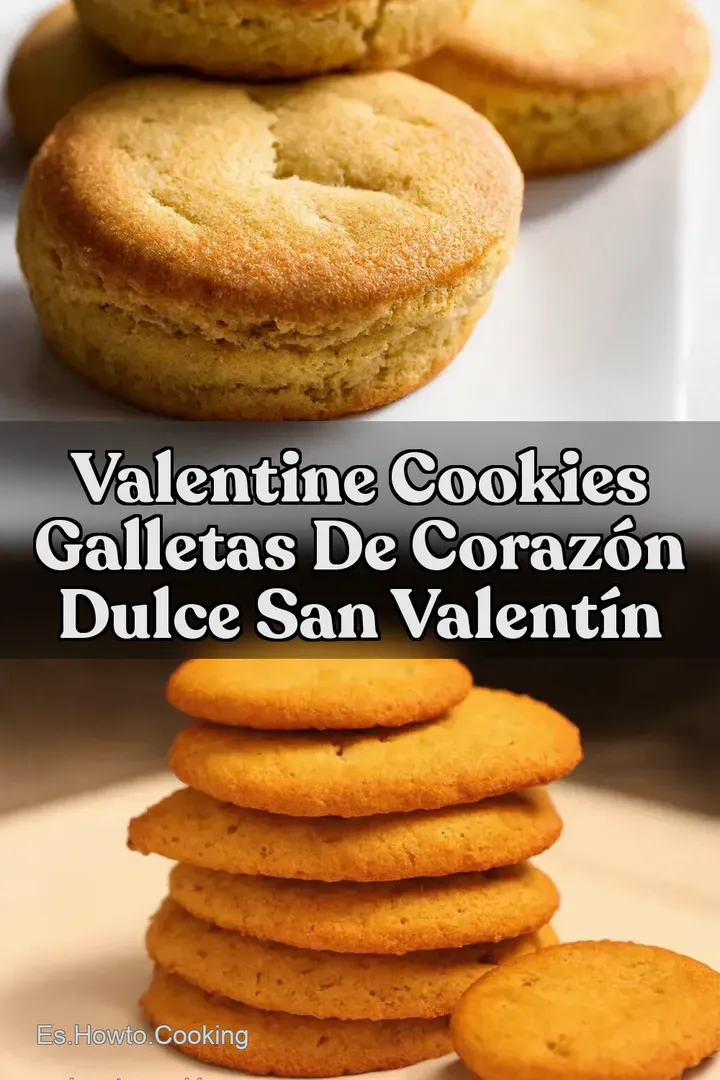 Valentine Cookies GALLETAS DE CORAZ&Oacute;N Dulce San Valent&iacute;n