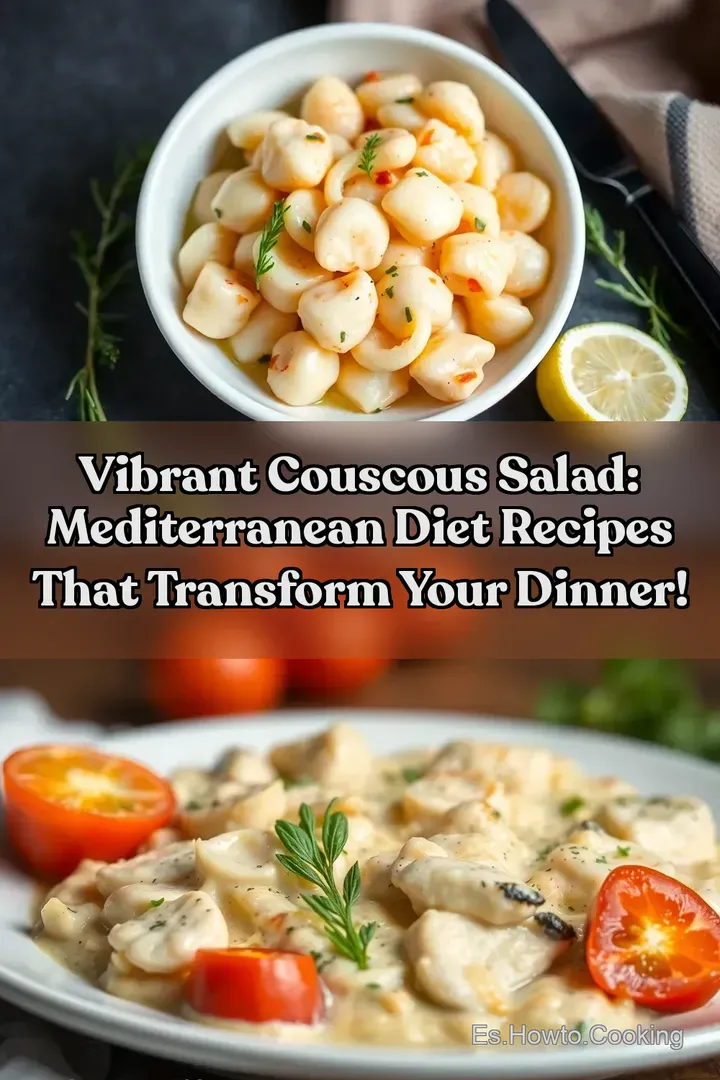 Vibrant Couscous Salad: Mediterranean Diet Recipes That Transform Your Dinner!