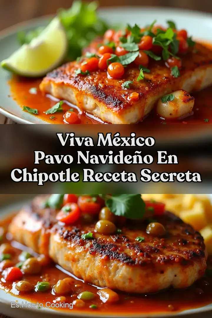 VIVA M&Eacute;XICO Pavo Navide&ntilde;o en Chipotle Receta Secreta
