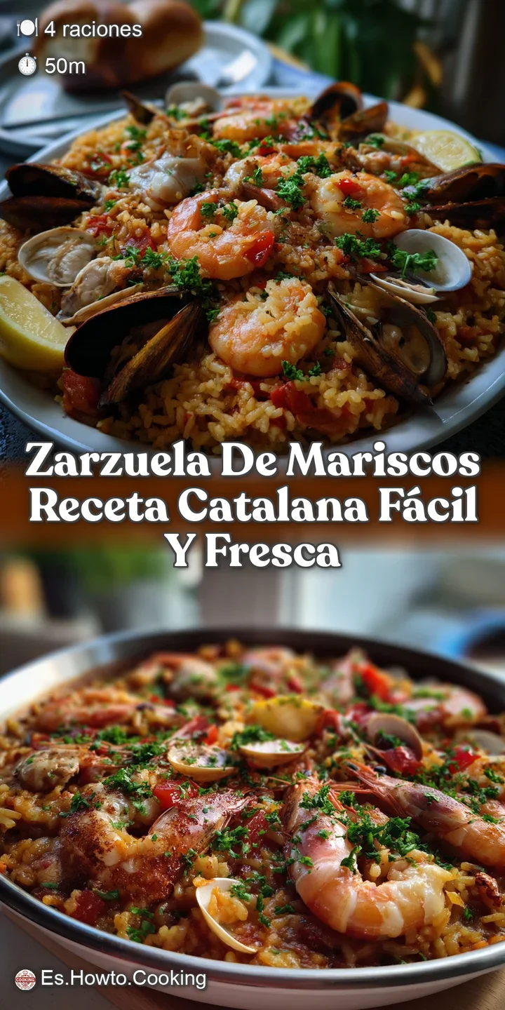 Zarzuela de Mariscos Receta Catalana F&aacute;cil y Fresca