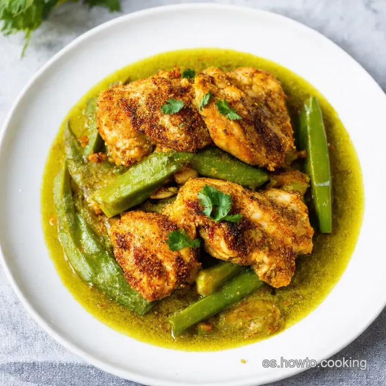 Abanico de Pollo con Nopal a la Mexicana Un Plato de Fiesta