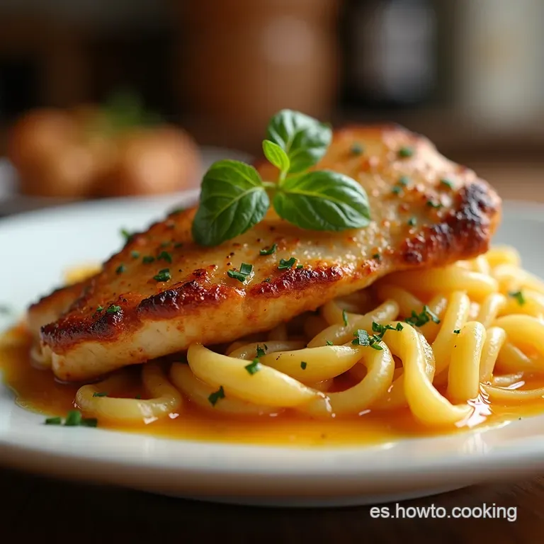 Abanico De Pollo Con Papa Y Queso Un Plato Ol&eacute; presentation