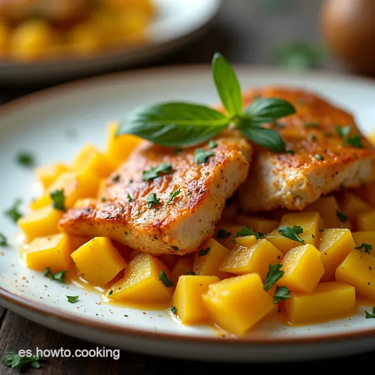 Abanico de Pollo con Papa y Queso Un Plato Ol&eacute;