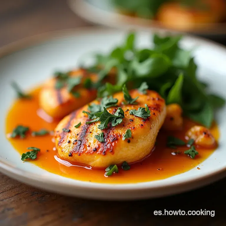 Abanico de Pollo Relleno de Espinacas y Queso Crema