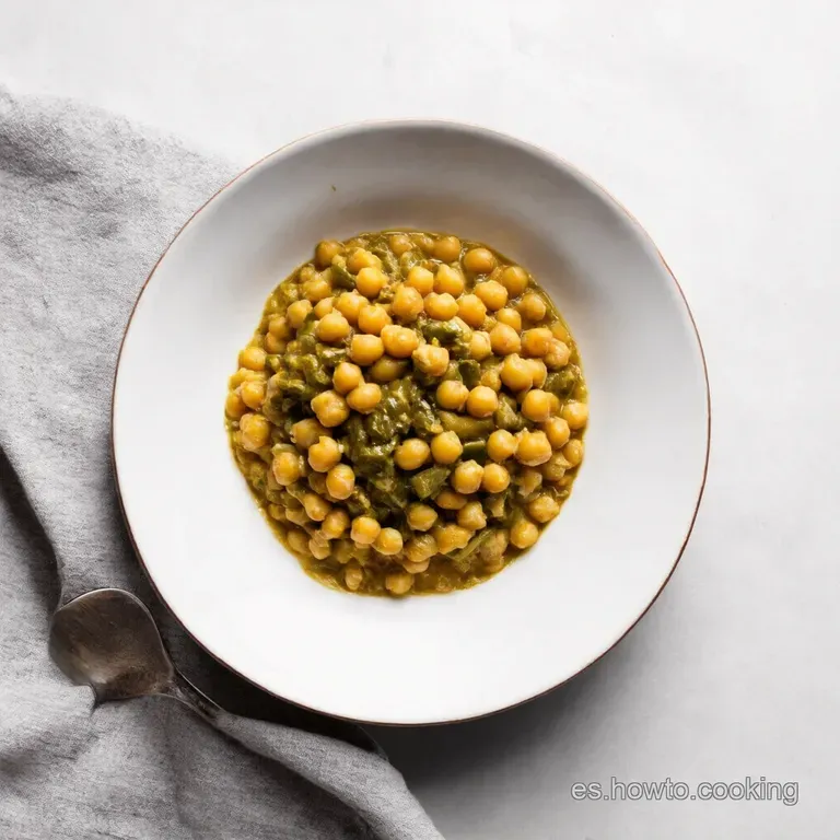 Acelgas con Garbanzos Receta Tradicional