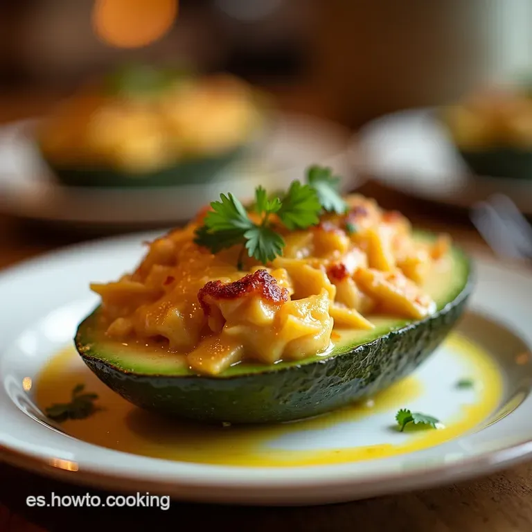 Aguacates Rellenos De Pollo Sabor Y Salud presentation