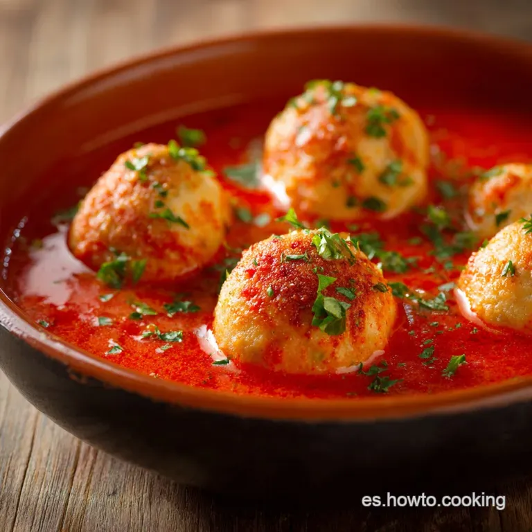 Alb&oacute;ndigas de bacalao en salsa de tomate: El sabor de la abuela.