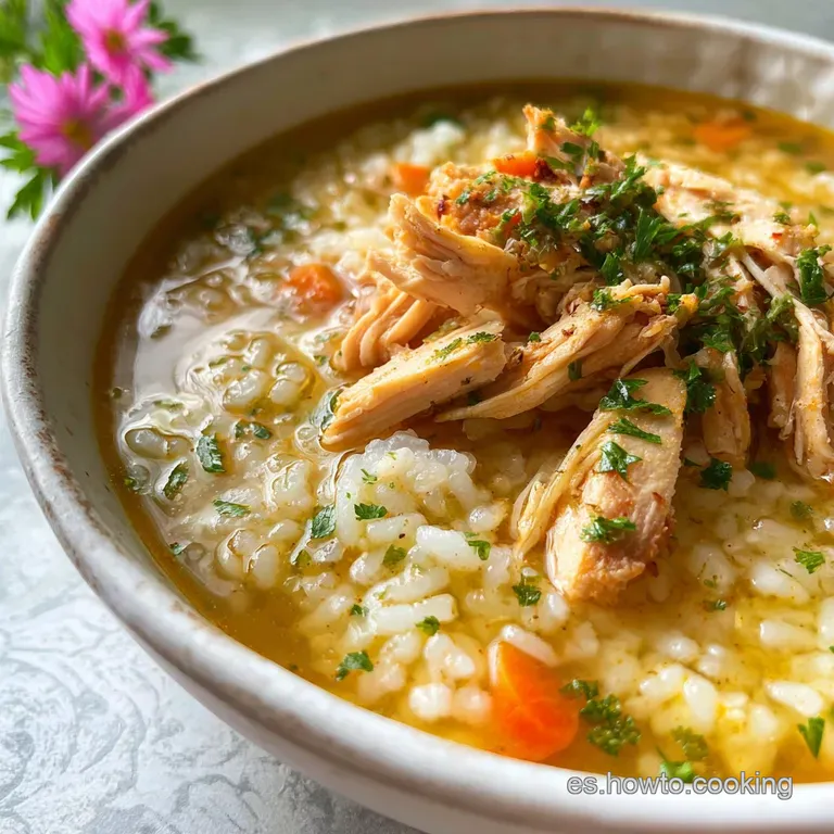 Arroz Caldoso con Pollo: Caldo Sedoso