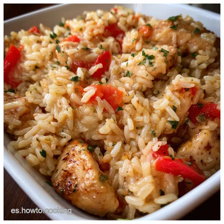 Recetas De Comida: Arroz Cremoso Con Pollo De La Abuela presentation