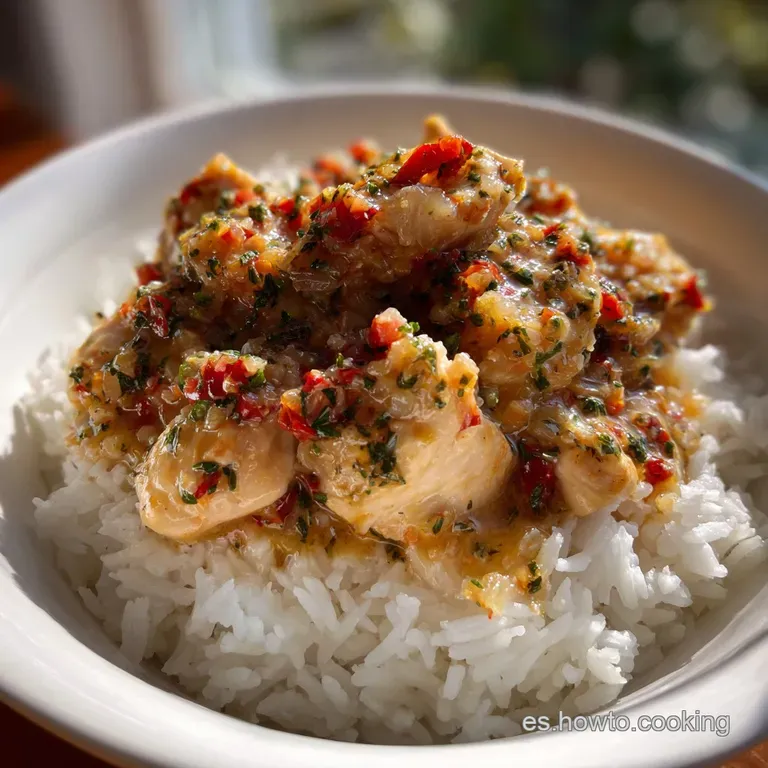 Recetas de Comida: Arroz Cremoso con Pollo de la Abuela