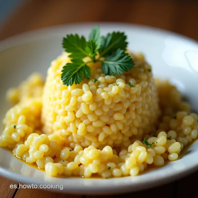 Arroz Cremoso de Cilantro y Mantequilla