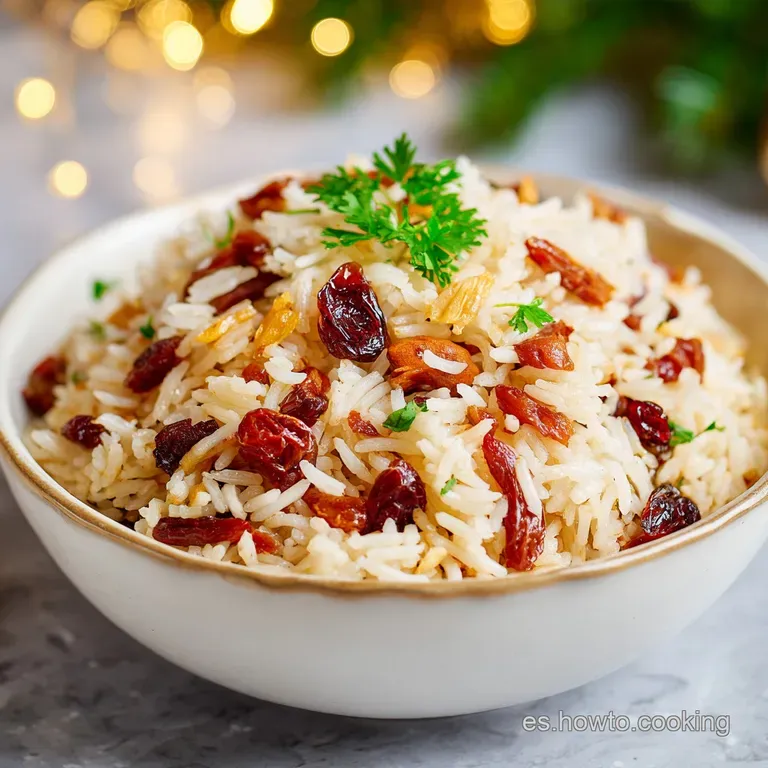 Arroz Navide&ntilde;o con Frutos Secos: Guarnici&oacute;n de Gala