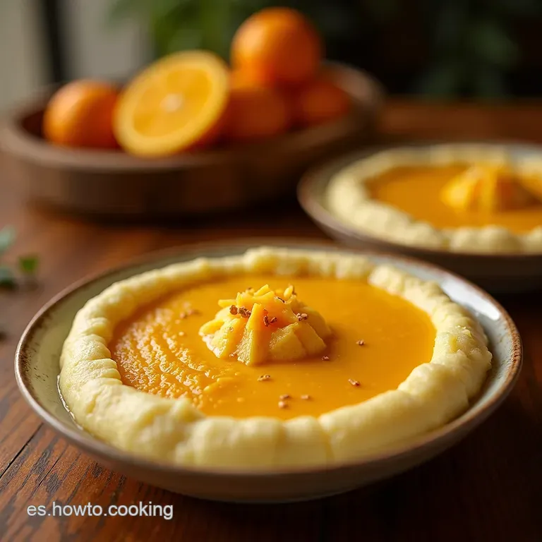 Atole De Galleta Con Naranja presentation